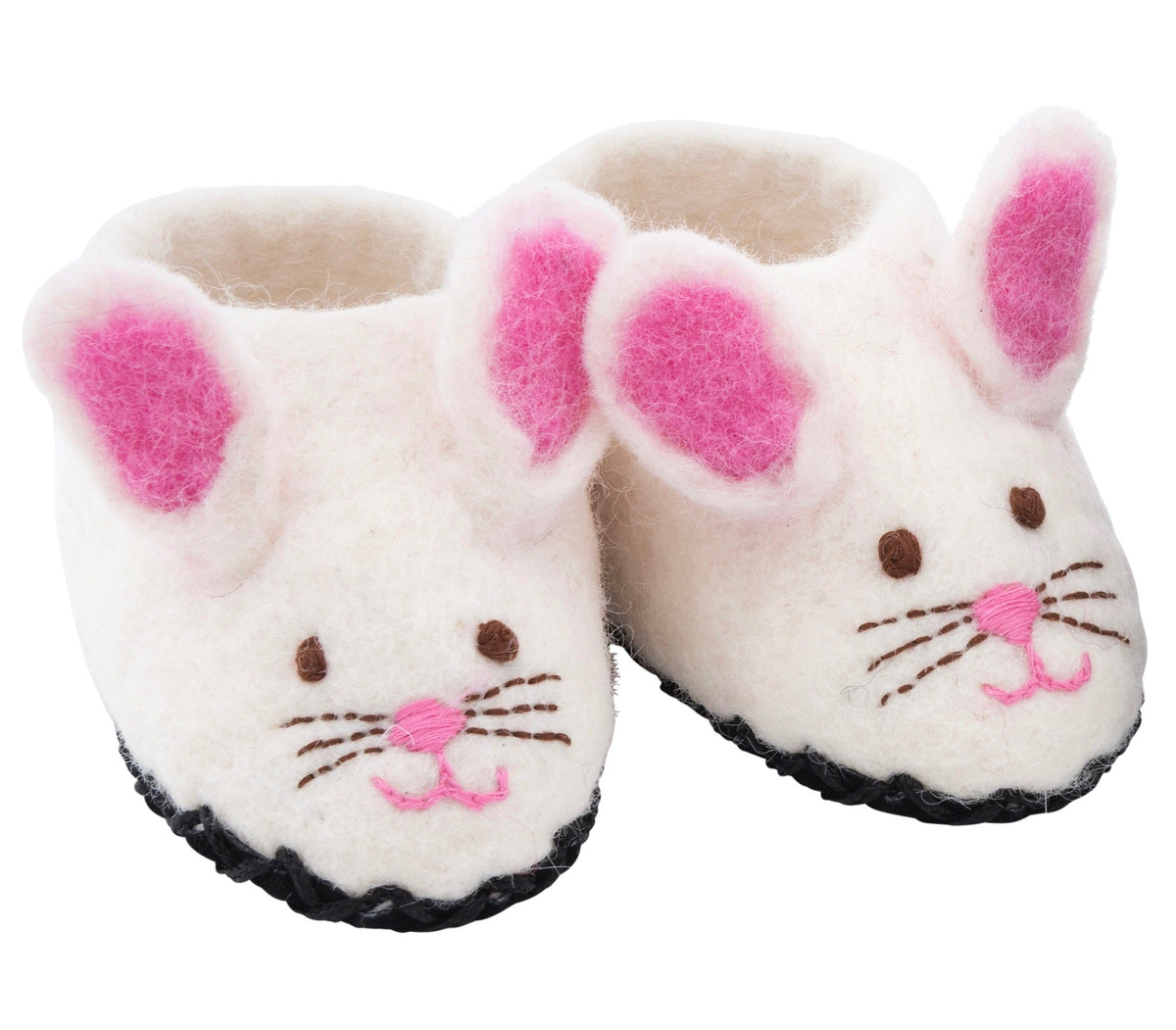 White Bunny Slippers