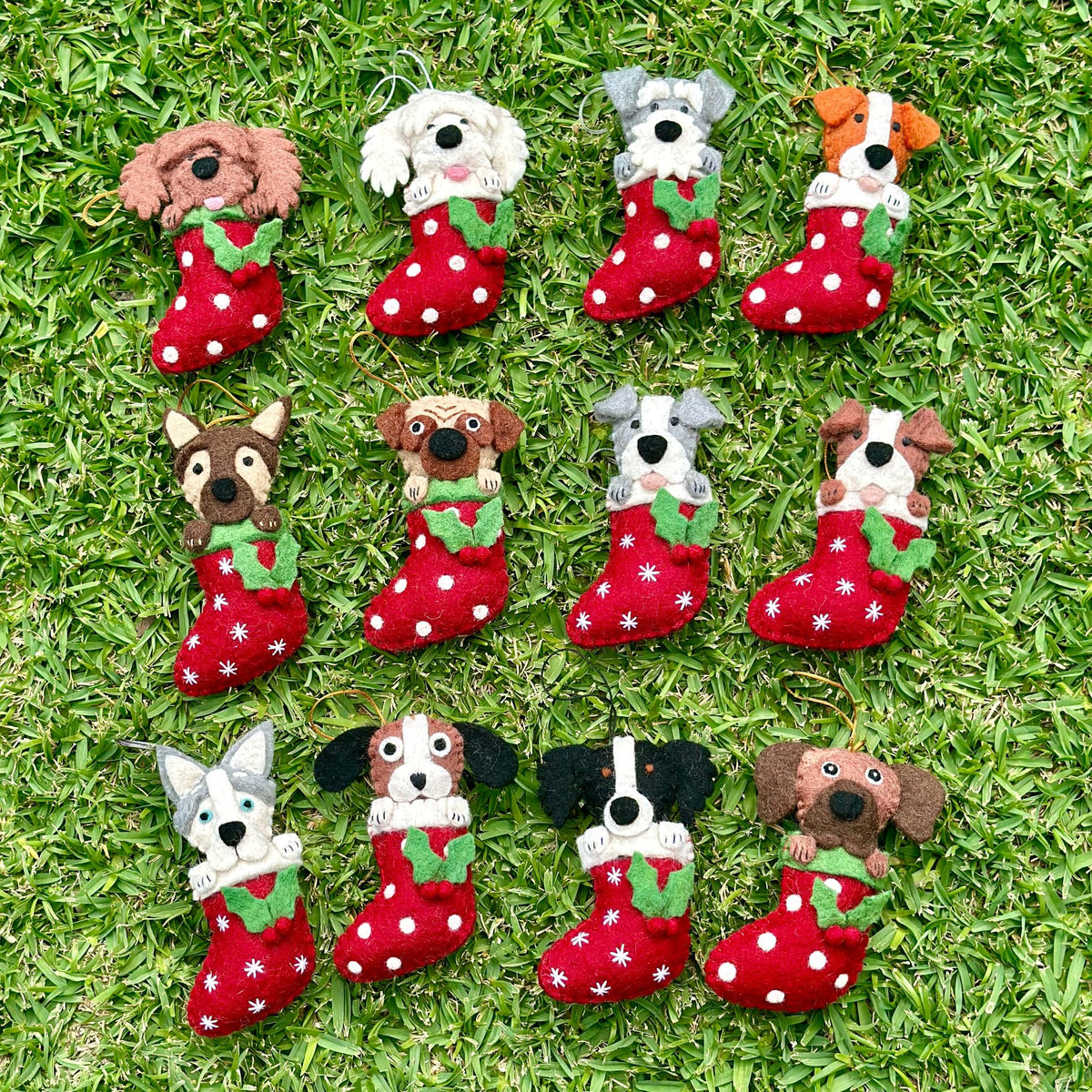 Boxer Stocking Ornament